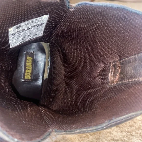 Durango Distressed Western Slouch Boots Size 8 - Picture 6 of 11